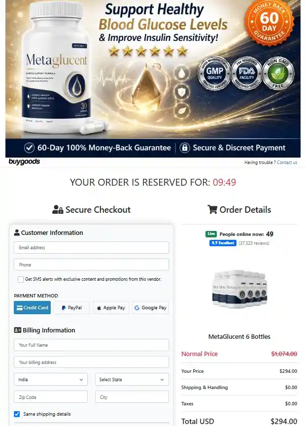 Metaglucent Metaglucent Order Page